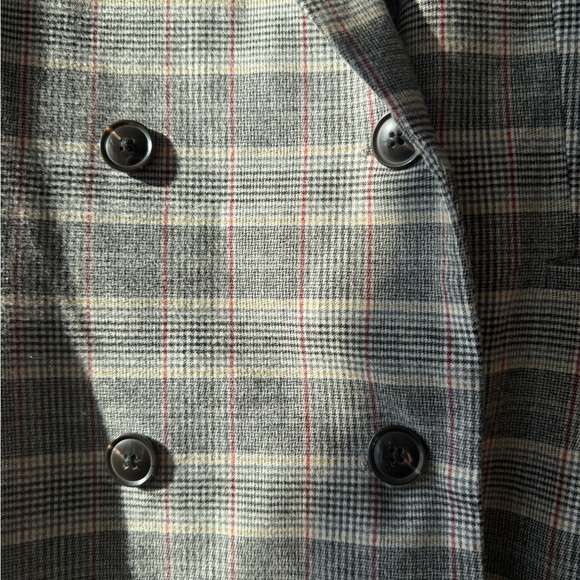 Sunday Best Gray and Red Checkered Jacket - Picture 4 of 6